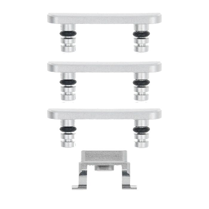 Tasten-Set (Power/ Lautstärke/ Schalter) für iPhone 8 (Silber)