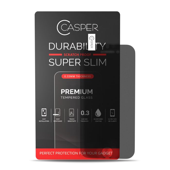 Casper Displayschutzglas für iPhone 6/ 6S/ 7/ 8 (Retail-Verpackung) (Privacy)