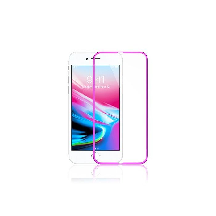 Displayschutzglas für iPhone 8 (Metal Pink)