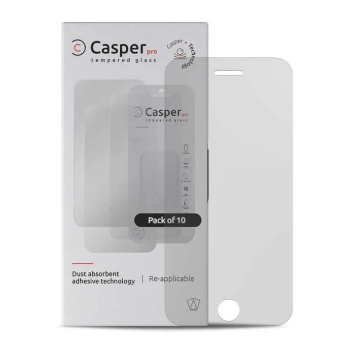 Casper Pro Displayschutzglas für iPhone 6 Plus/ 6S Plus (10er Pack) (Matt)