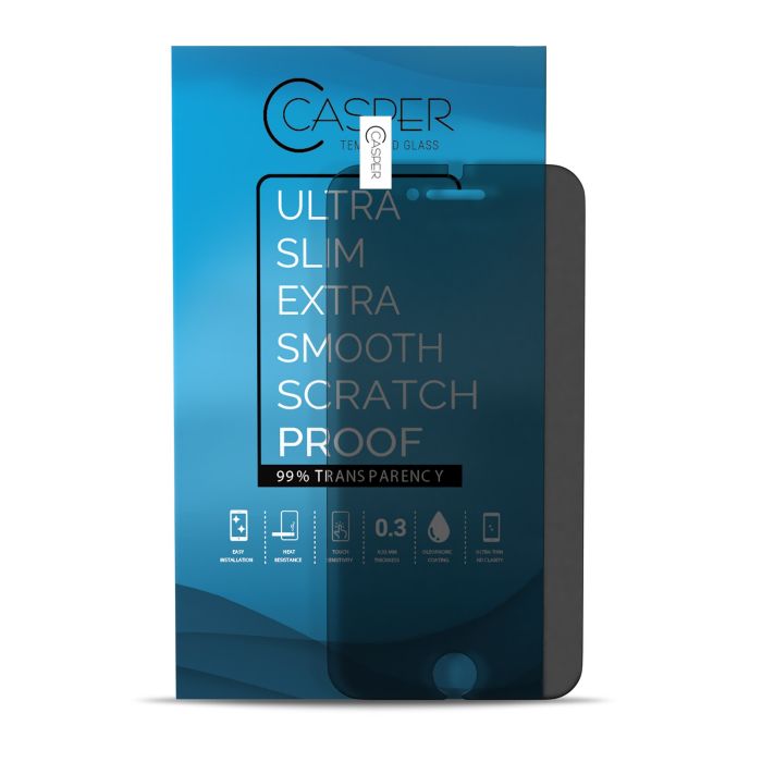 Casper Displayschutzglas für iPhone 6 Plus/ 6S Plus (10er Pack) (Privacy)