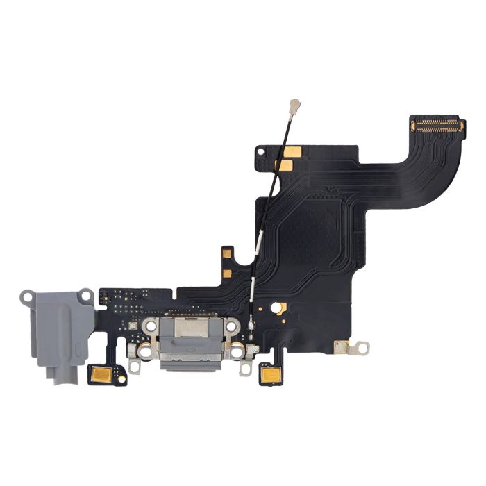 Ladebuchse Flexkabel für iPhone 6S (Premium) (Space Grau)