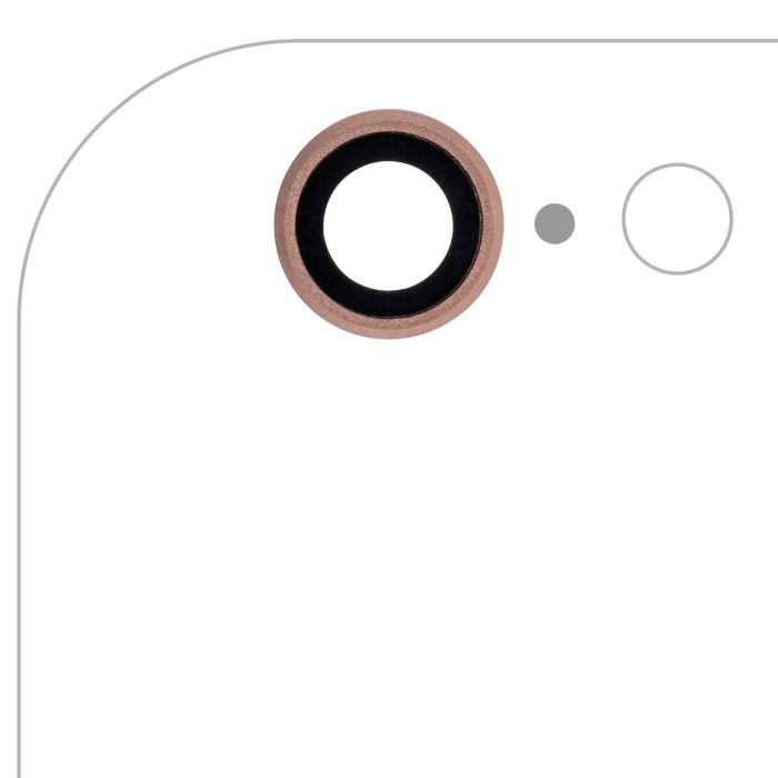 Rückkamera-Linse für iPhone 6/ 6S (Rose Gold) (Real Sapphire l Premium)