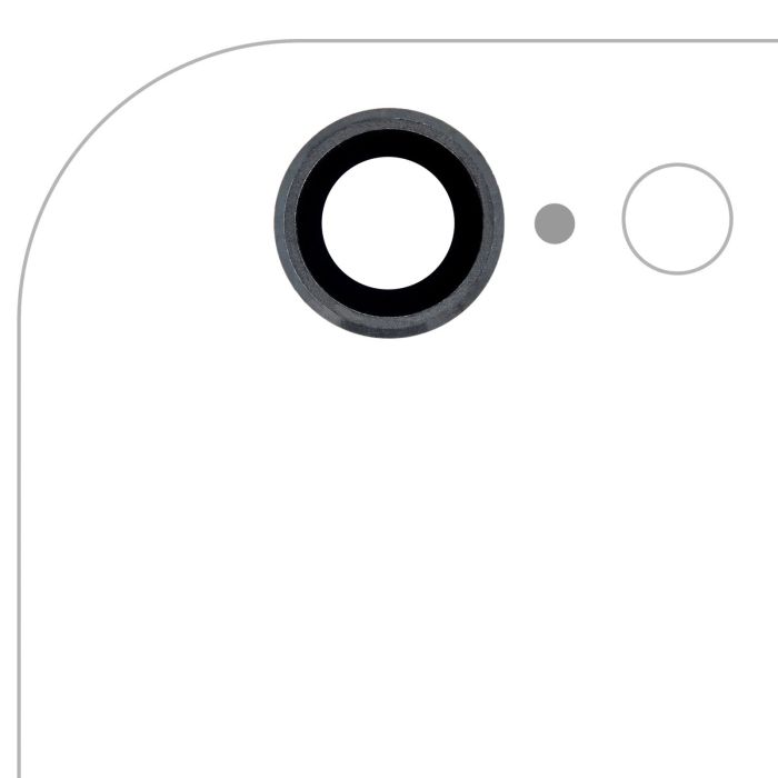 Rückkamera-Linse für iPhone 6/ 6S (Space Grau) (10er Pack)