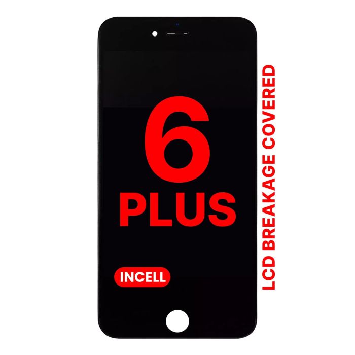LCD Display Einheit für iPhone 6 Plus (Aftermarket Pro XO7 Incell) (Schwarz)