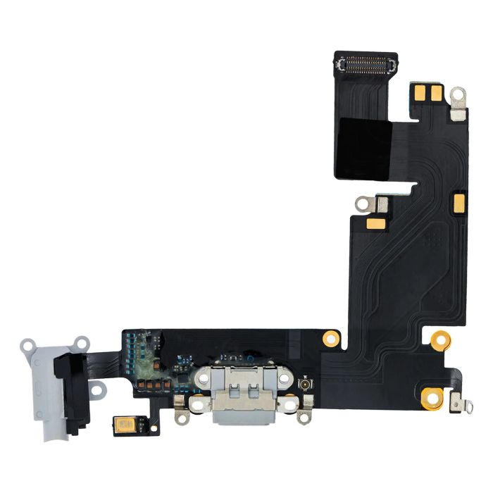Ladebuchse Flexkabel für iPhone 6 Plus (Aftermarket) (Silber)