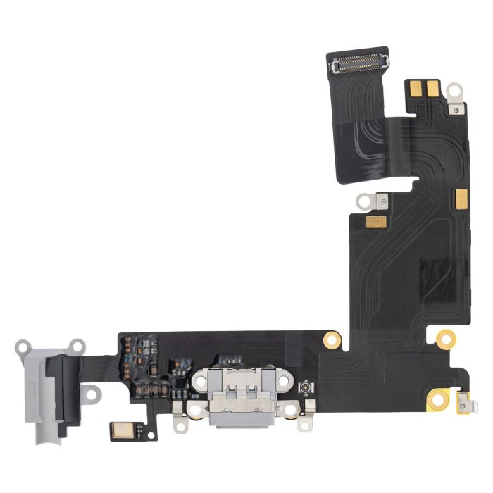 Ladebuchse Flexkabel für iPhone 6 Plus (Premium) (Silber)