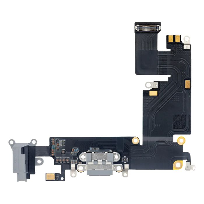 Ladebuchse Flexkabel für iPhone 6 Plus (Premium) (Space Grau)