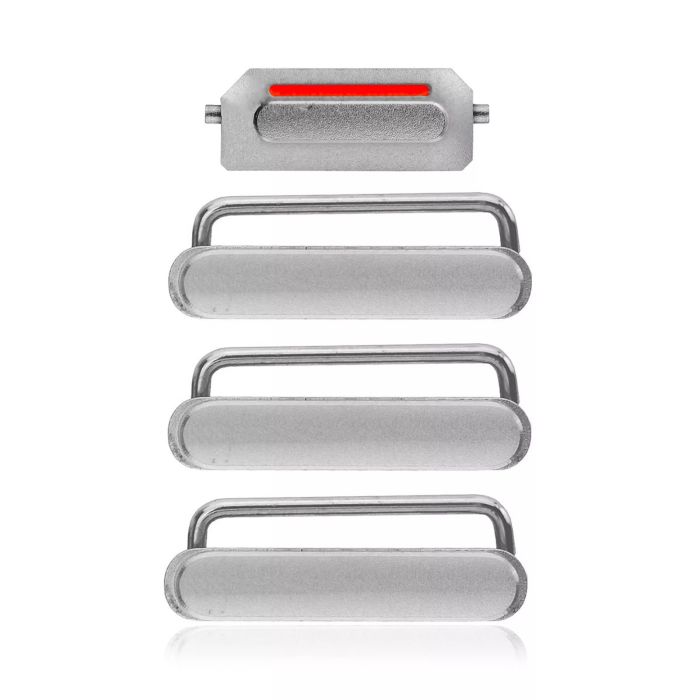 Tasten-Set (Power/ Lautstärke/ Schalter) für iPhone 6/ 6 Plus (Silber)