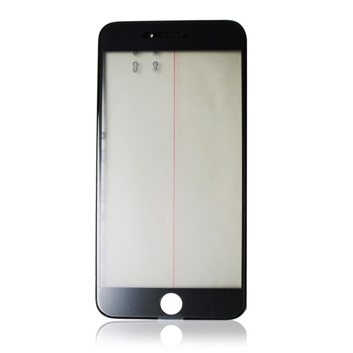 Glas mit Rahmen/ OCA/ Polarizer vormontiert für iPhone 6 Plus (Schwarz) Nr.2