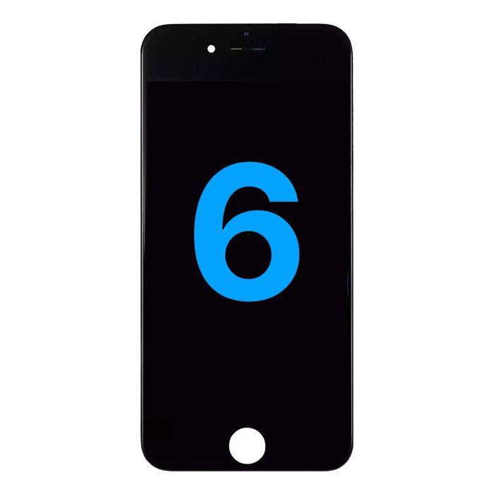 LCD Display Einheit für iPhone 6 (Aftermarket) (Schwarz)