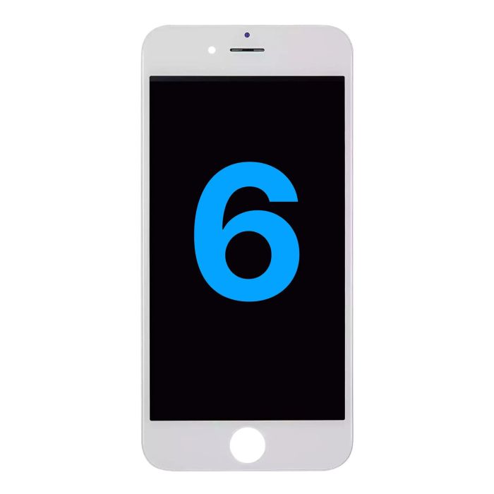 LCD Display Einheit für iPhone 6 (Aftermarket) (Weiß)