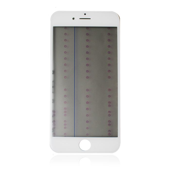 Glas mit Rahmen/ OCA/ Polarizer vormontiert für iPhone 6 (Weiß)