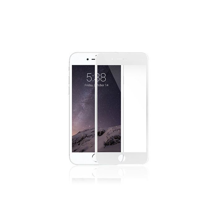 Displayschutzglas für iPhone 6/ 6S (3D White)