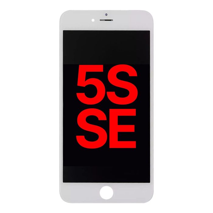 LCD Display Einheit für iPhone 5S/ SE (2016) (Aftermarket Plus) (Weiß)