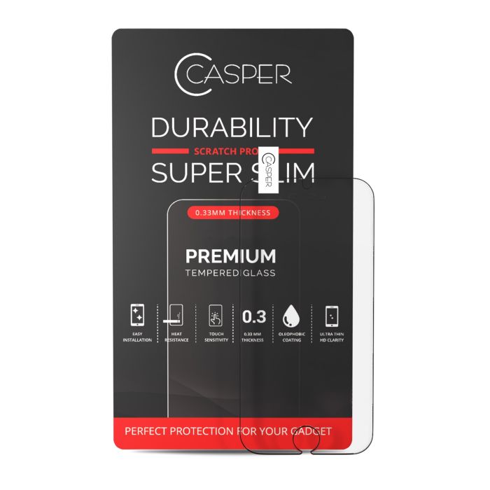 Casper Displayschutzglas für iPhone 5/ 5S/ 5C/ SE (2016) (Transparent)