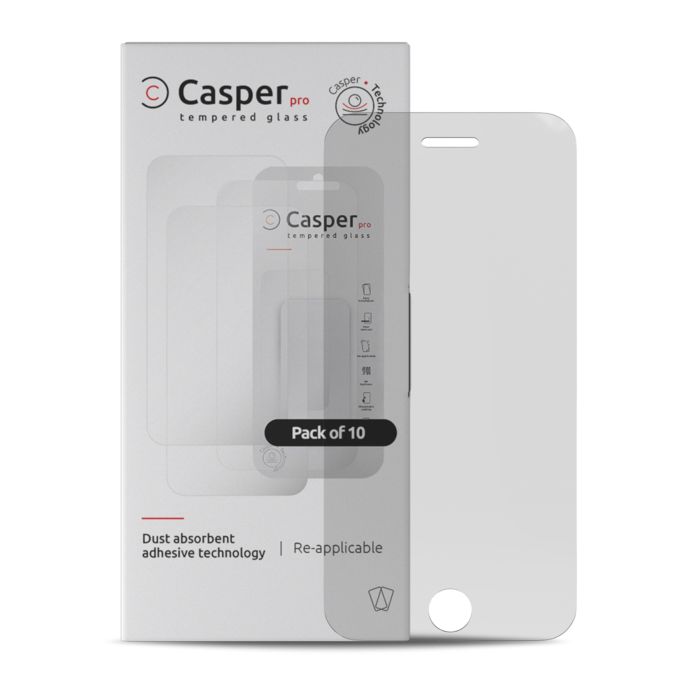 Casper Pro Displayschutzglas für iPhone 5/ 5S/ 5C/ SE (2016) (Transparent)