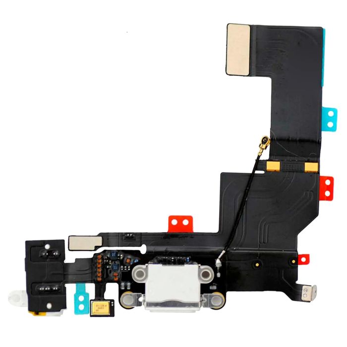 Ladebuchse Flexkabel für iPhone 5S (Silber)