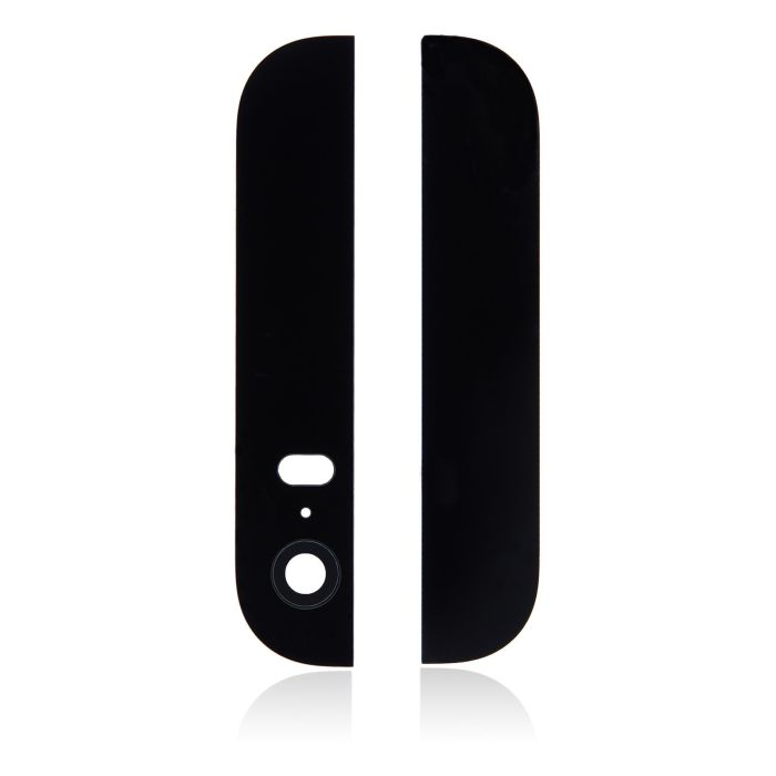 Rückglas (Up + Down) für iPhone 5S (Schwarz)