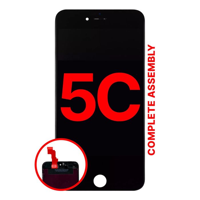 Complete LCD Display für iPhone 5C (mit Frontkamera: Prox Sensor & Ear Speaker)