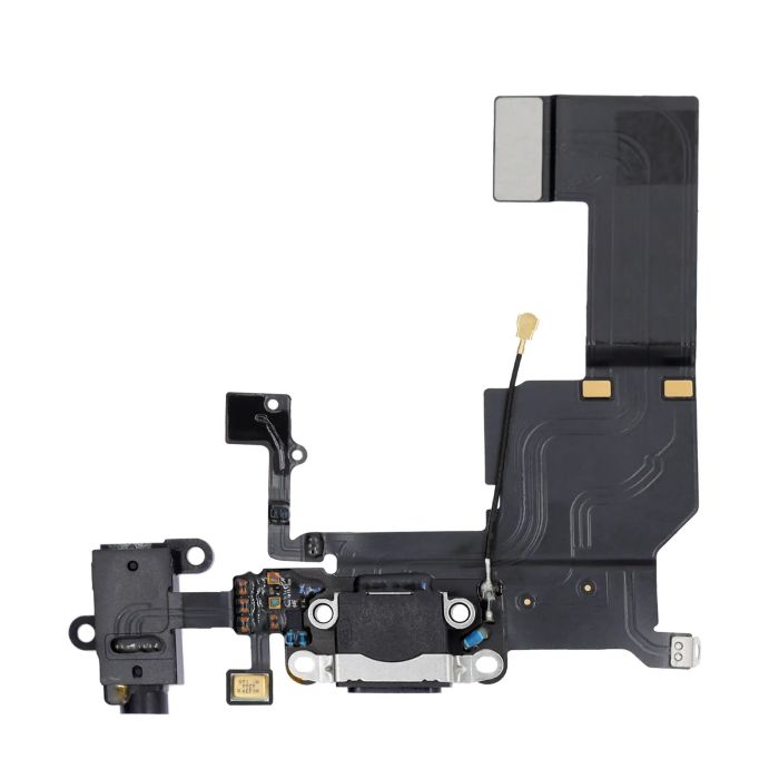 Ladebuchse Flexkabel für iPhone 5C (Schwarz)