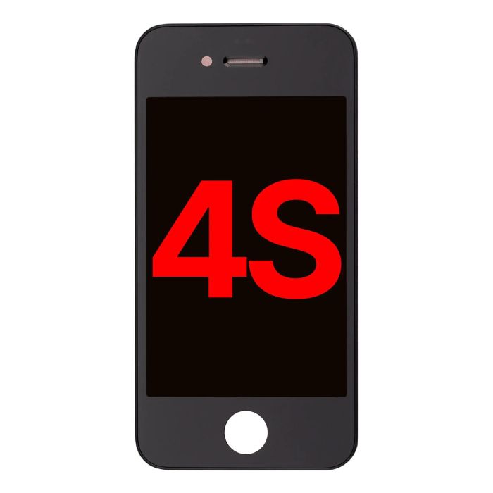 LCD Display Einheit für iPhone 4S (Aftermarket Plus) (Schwarz)