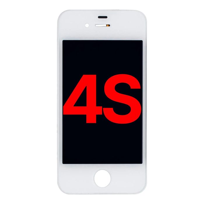 LCD Display Einheit für iPhone 4S (Aftermarket Plus) (Weiß)