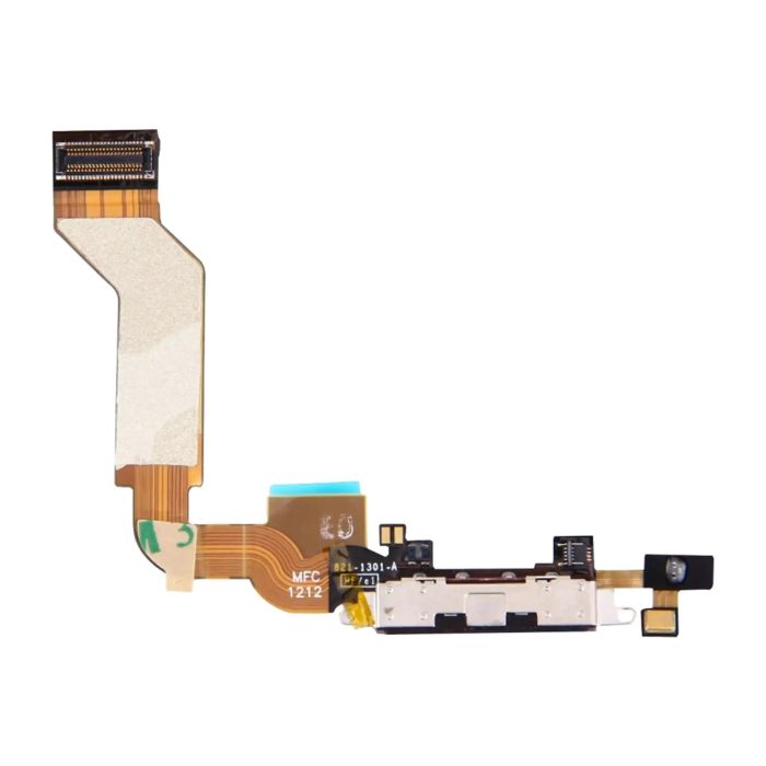 Ladebuchse Kabel für iPhone 4S (Weiß)
