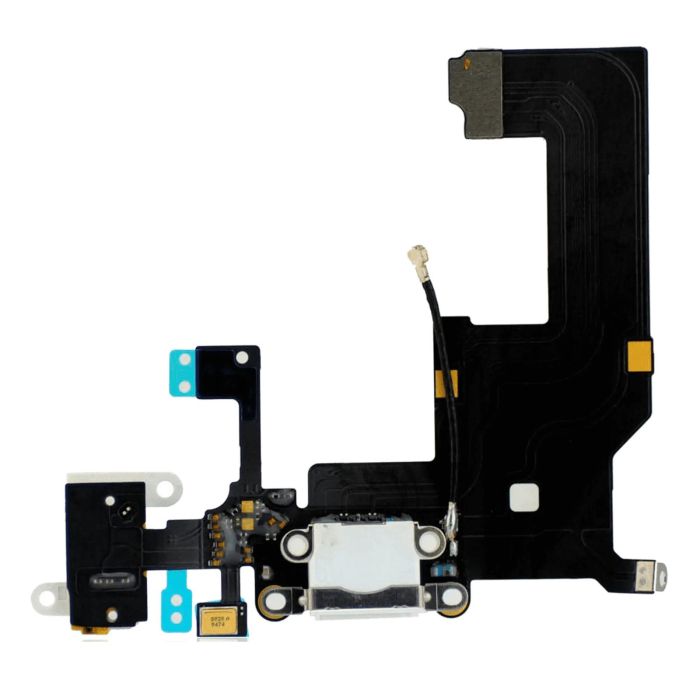 Ladebuchse Flexkabel für iPhone 5 (Silber)