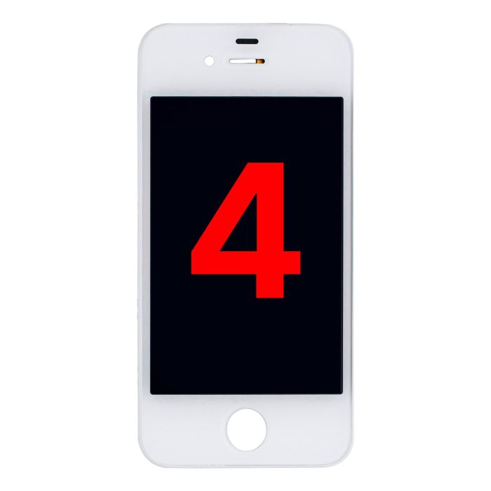 LCD Display Einheit für iPhone 4 (CDMA) (Aftermarket Plus) (Weiß)