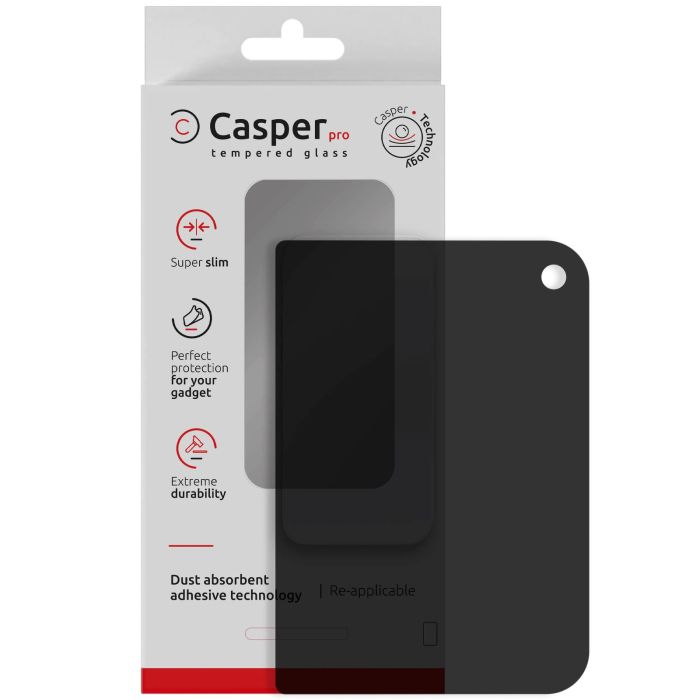 Casper Pro Displayschutzglas für iPhone Duo (Retail-Verpackung) (Privacy)