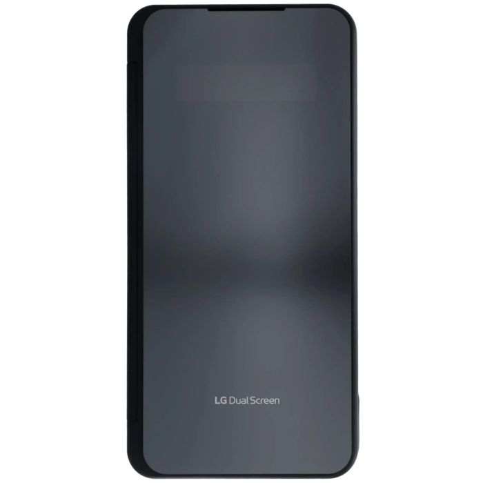 Dual Display Hülle mit Type C Adapter für LG V60 ThinQ 5G (Original) (Schwarz)