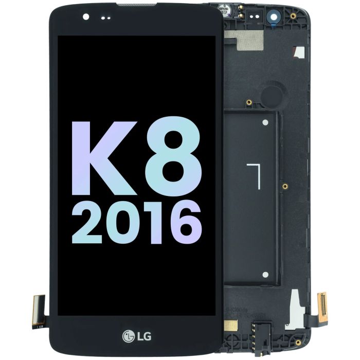 LCD Display Einheit für LG K8 (2016) (Original) (Schwarz)