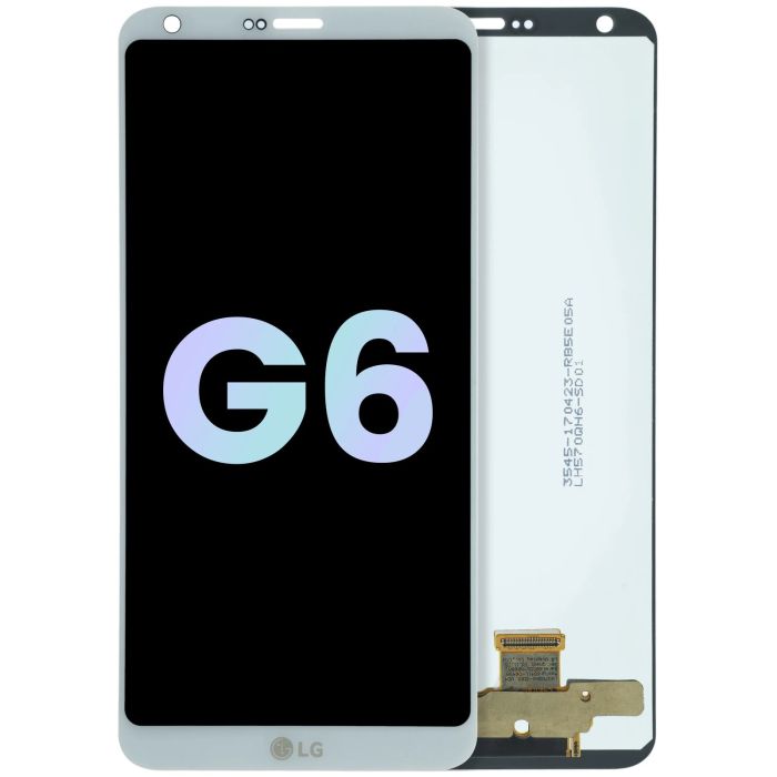 LCD Display Einheit ohne Rahmen für LG G6 (Original) (Ice Platinum Silver)