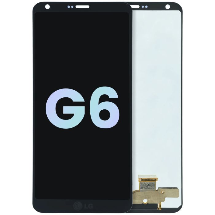 LCD Display Einheit ohne Rahmen für LG G6 (Original) (Astro Black)