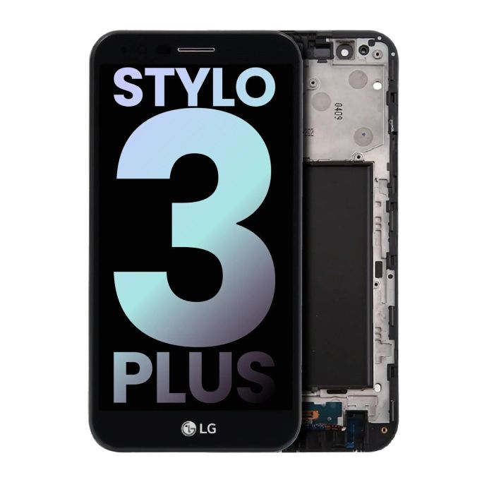 LCD Display mit Rahmen für LG Stylo 3 Plus (TP450/ MP450/ M470) (Original)