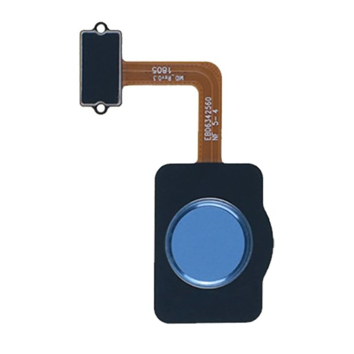 Fingerabdruck Leser mit Flexkabel für LG Q7 Alpha/ Q7 Plus (Hellblau)