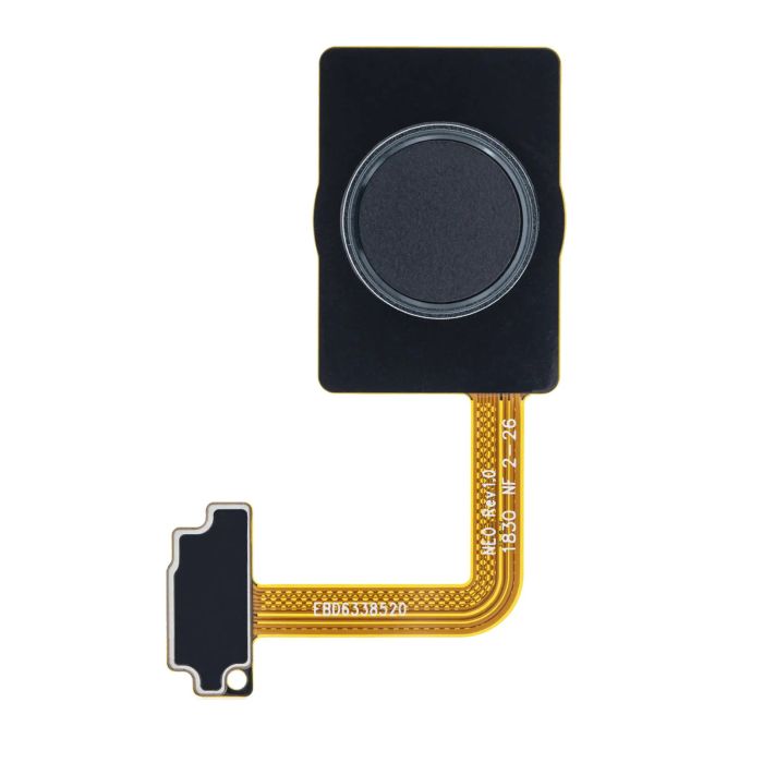Home-Taste mit Fingerabdruck Sensor Flexkabel für LG G7 ThinQ (Aurora Black)