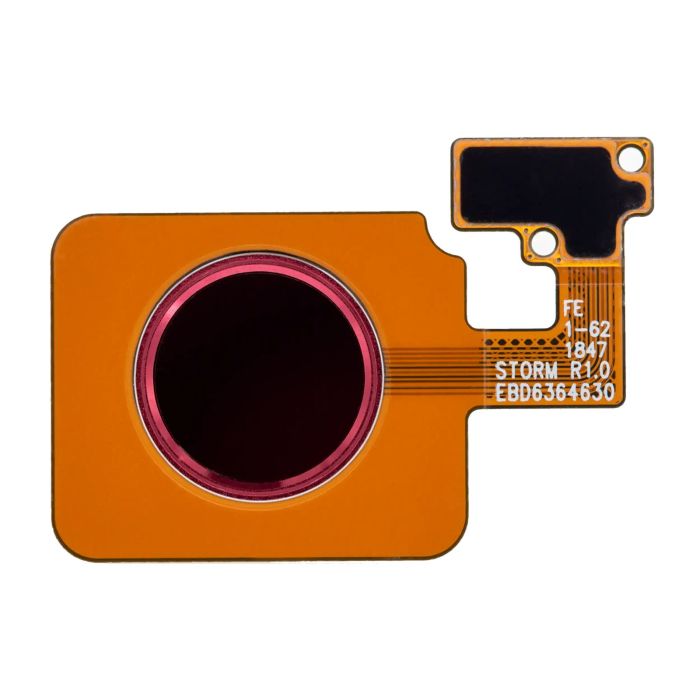 Home-Taste Fingerabdruck Sensor mit Flex für LG G8 ThinQ/ LG V50 ThinQ (Rot)