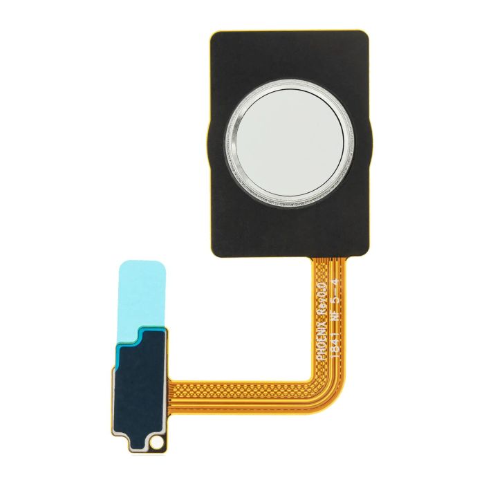 Home-Taste mit Fingerabdruck Sensor Flexkabel für LG G7 ThinQ (Silber)