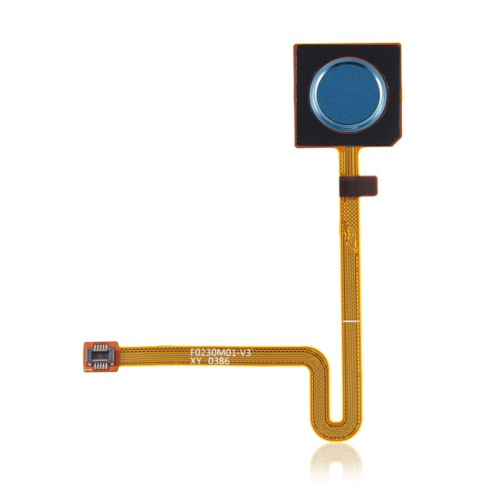 Fingerabdruck Leser mit Flexkabel für LG Q60 (New Moroccan Blue)