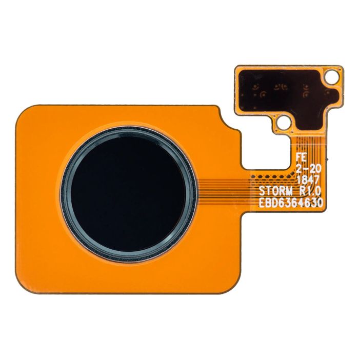 Home-Taste Fingerabdruck Sensor mit Flex für LG G8 ThinQ/ LG V50 ThinQ (Schwarz)