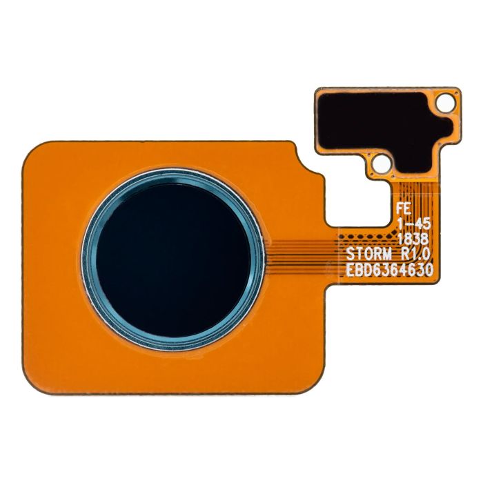 Home-Taste Fingerabdruck Sensor mit Flex für LG G8 ThinQ/ LG V50 ThinQ (Blau)
