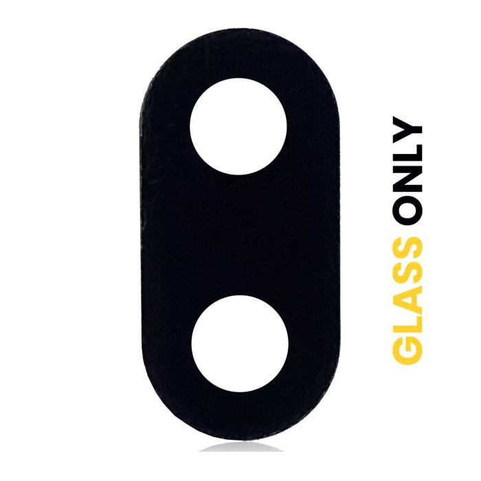 Rückkamera-Linse (nur Glas) mit Kleber für LG Aristo 3 Plus (X220MB) (Schwarz)