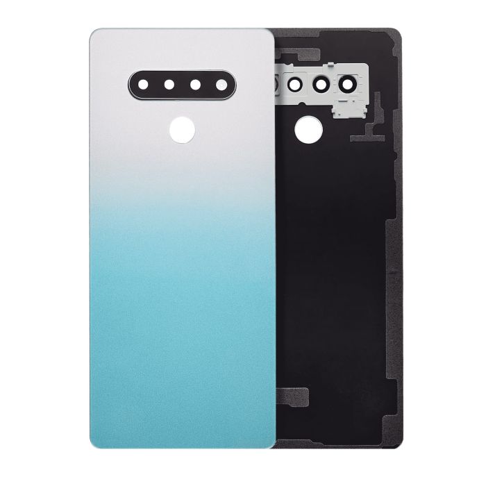 Rückglas mit Kameralinse für LG Stylo 6/ K71 (Weiß)