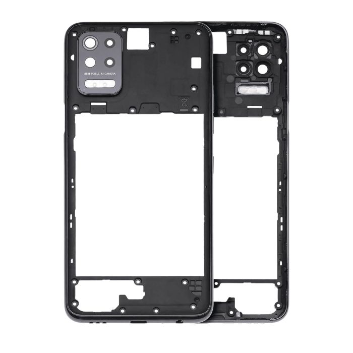 Rückplatte Rück Gehäuse für LG K52 (2020) (Schwarz)