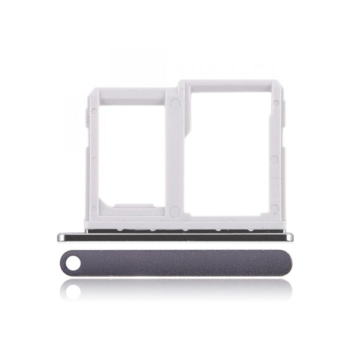 Sim Karte + SD Karte Schacht für LG Q6 (M700) (Schwarz)