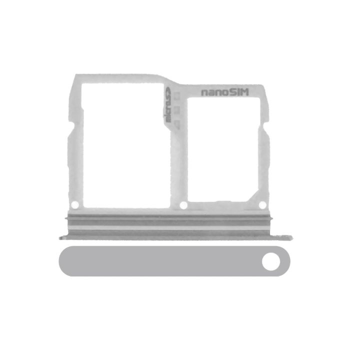 SIM-Kartenschacht für LG X Venture (H700) (Original) (Silber)