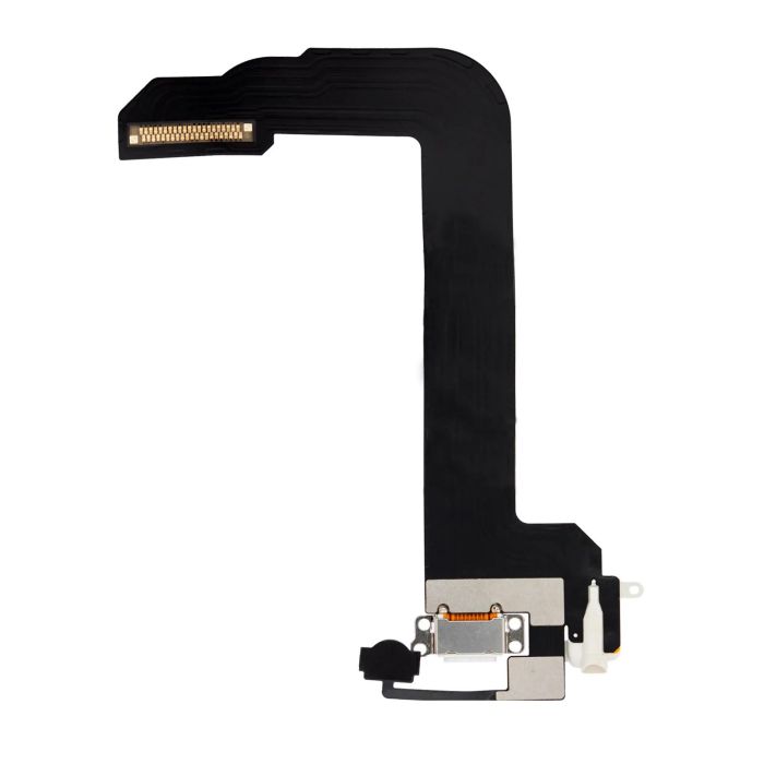 Kopfhörerbuchse mit Ladebuchse Flexkabel für iPod Touch 6/ iPod Touch 7 (Weiß)