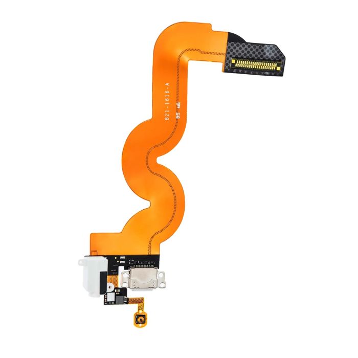 Kopfhörerbuchse mit Ladebuchse Flexkabel für iPod Touch 5 (Weiß)